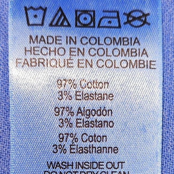 MICHAEL MICHAEL KORS Cropped Gold Hardware Colbalt Blue LongSleeve  Jean Jacket - Picture 14 of 15